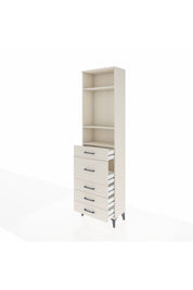 Arges Dolap 3 Raflı 5 Çekmeceli 60x30x221 Aytaşı-Aytaşı