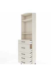 Arges Dolap 3 Raflı 5 Çekmeceli 60x30x221 Aytaşı-Aytaşı