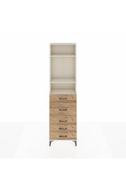 Arges Dolap 3 Raflı 5 Çekmeceli 60x30x221 Aytaşı-Çam