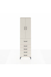 Arges Dolap 2 Raflı 5 Çekmeceli 2 Kapaklı 60x30x221 Aytaşı-Aytaşı