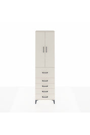 Arges Dolap 3 Raflı 5 Çekmeceli 2 Kapaklı 60x30x221 Aytaşı-Aytaşı