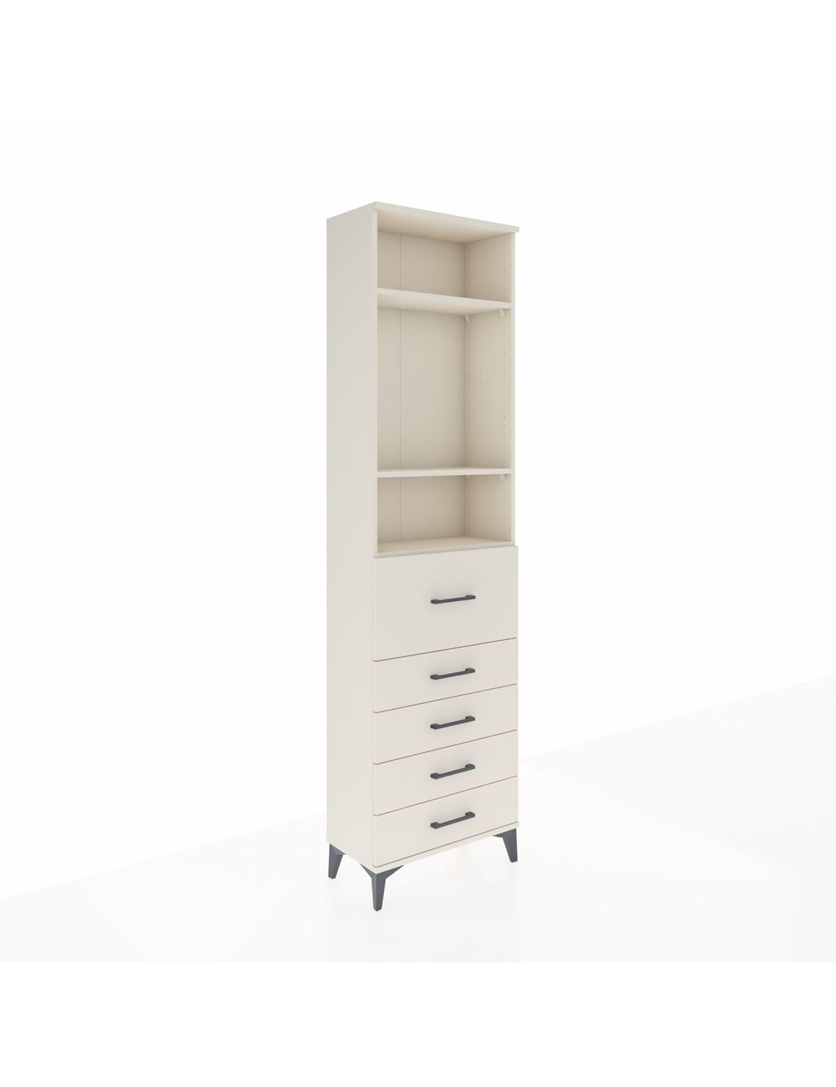 Arges Dolap 3 Raflı 5 Çekmeceli 60x30x221 Aytaşı-Aytaşı