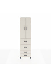 Arges Dolap 2 Raflı 4 Çekmeceli Tek Askılı 60x30x221 Aytaşı-Aytaşı