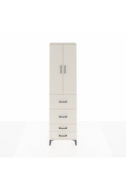 Arges Dolap 3 Raflı 4 Çekmeceli 2 Kapaklı 60x30x221 Aytaşı-Aytaşı