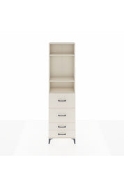 Arges Dolap 3 Raflı 4 Çekmeceli 60x30x221 Aytaşı-Aytaşı