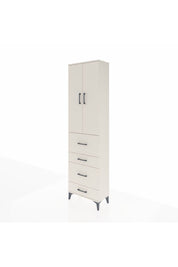 Arges Dolap 3 Raflı 4 Çekmeceli 2 Kapaklı 60x30x221 Aytaşı-Aytaşı