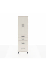 Arges Dolap 2 Raflı 4 Çekmeceli Tek Askılı 60x30x221 Aytaşı-Aytaşı