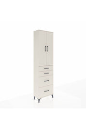 Arges Dolap 2 Raflı 4 Çekmeceli Tek Askılı 60x30x221 Aytaşı-Aytaşı