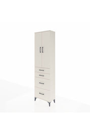 Arges Dolap 2 Raflı 4 Çekmeceli Tek Askılı 60x30x221 Aytaşı-Aytaşı