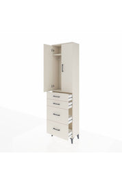 Arges Dolap 2 Raflı 4 Çekmeceli Tek Askılı 60x30x221 Aytaşı-Aytaşı