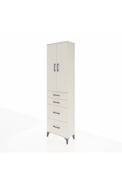 Arges Dolap 3 Raflı 4 Çekmeceli 2 Kapaklı 60x30x221 Aytaşı-Aytaşı