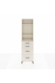 Arges Dolap 3 Raflı 4 Çekmeceli 60x30x221 Aytaşı-Aytaşı