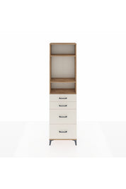 Arges Dolap 3 Raflı 4 Çekmeceli 60x30x221 Çam-Aytaşı