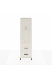 Arges Dolap 3 Raflı 3 Çekmeceli 2 Kapaklı 60x30x221 Aytaşı-Aytaşı