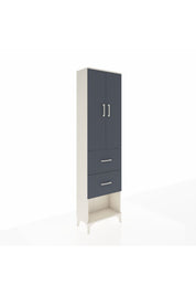 Arges Dolap 3 Raflı 2 Çekmeceli 2 Kapaklı 60x30x221 - S29M143V2A