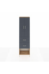 Arges Dolap 3 Raflı 2 Çekmeceli 2 Kapaklı 60x30x221