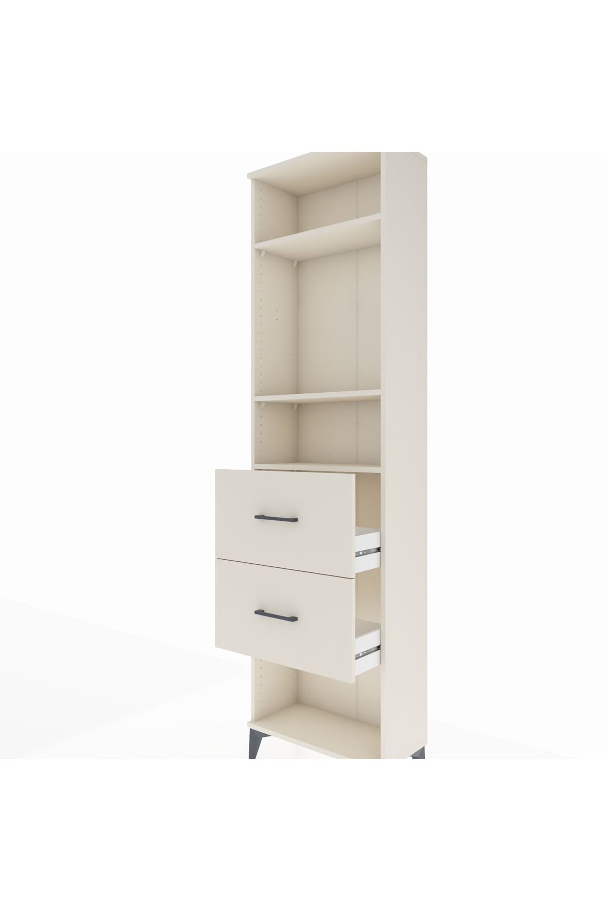 Arges Dolap 3 Raflı 2 Çekmeceli 60x30x221 Aytaşı-Aytaşı