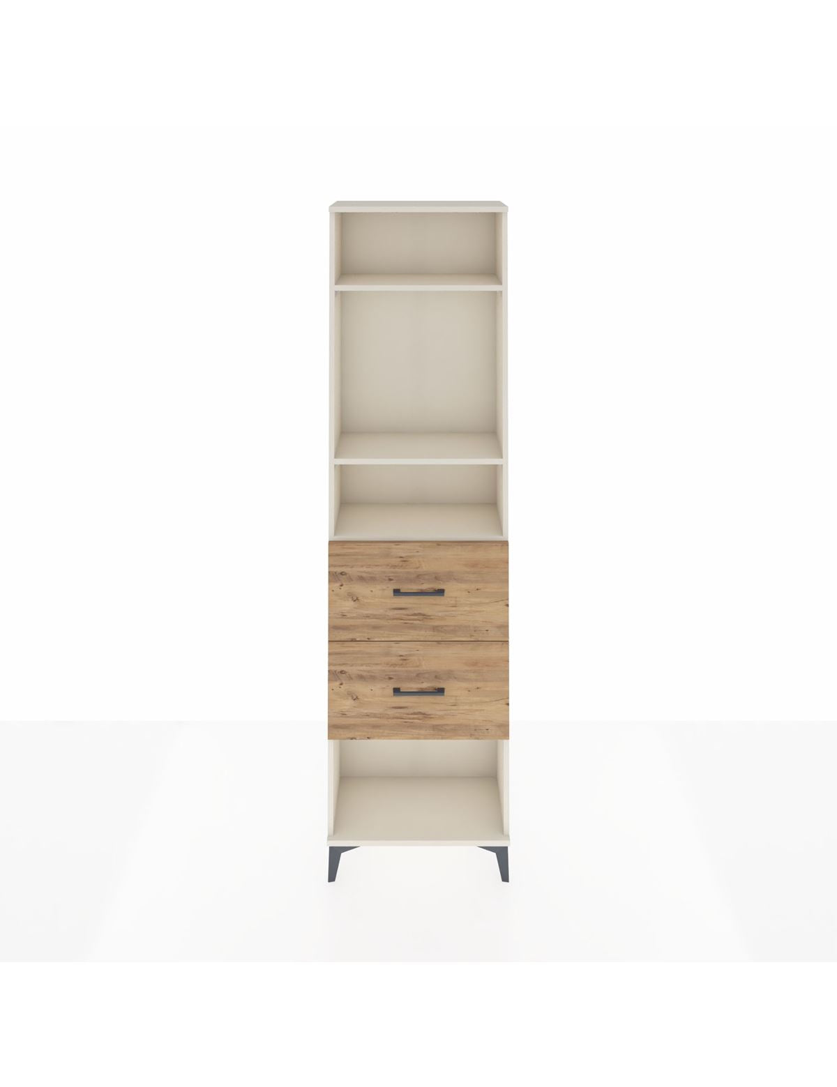 Arges Dolap 3 Raflı 2 Çekmeceli 60x30x221 Aytaşı-Çam