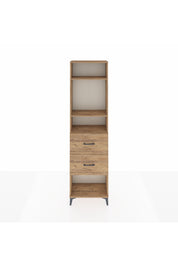 Arges Dolap 3 Raflı 2 Çekmeceli 60x30x221 Çam-Çam