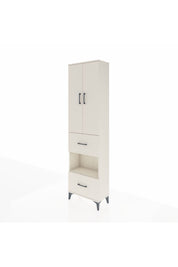 Arges Dolap 3 Raflı 2 Çekmeceli Tek Askılı 60x30x221 Aytaşı-Aytaşı