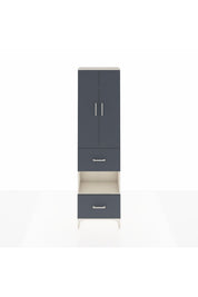 Arges Dolap 4 Raflı 2 Çekmeceli 2 Kapaklı 60x30x221 Aytaşı-Antrasit