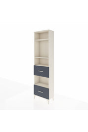 Arges Dolap 4 Raflı 2 Çekmeceli 60x30x221 Aytaşı-Antrasit