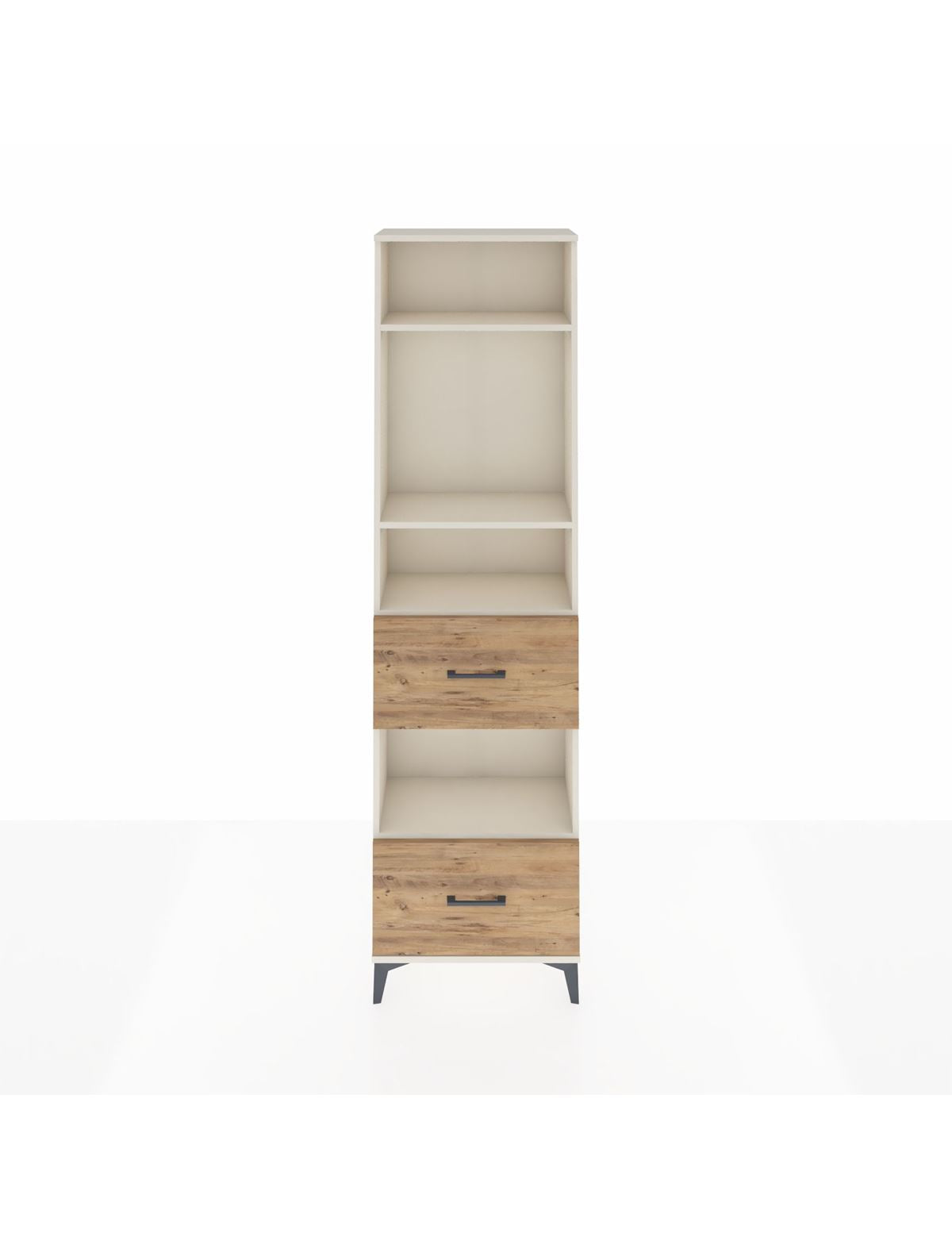 Arges Dolap 4 Raflı 2 Çekmeceli 60x30x221 Aytaşı-Çam