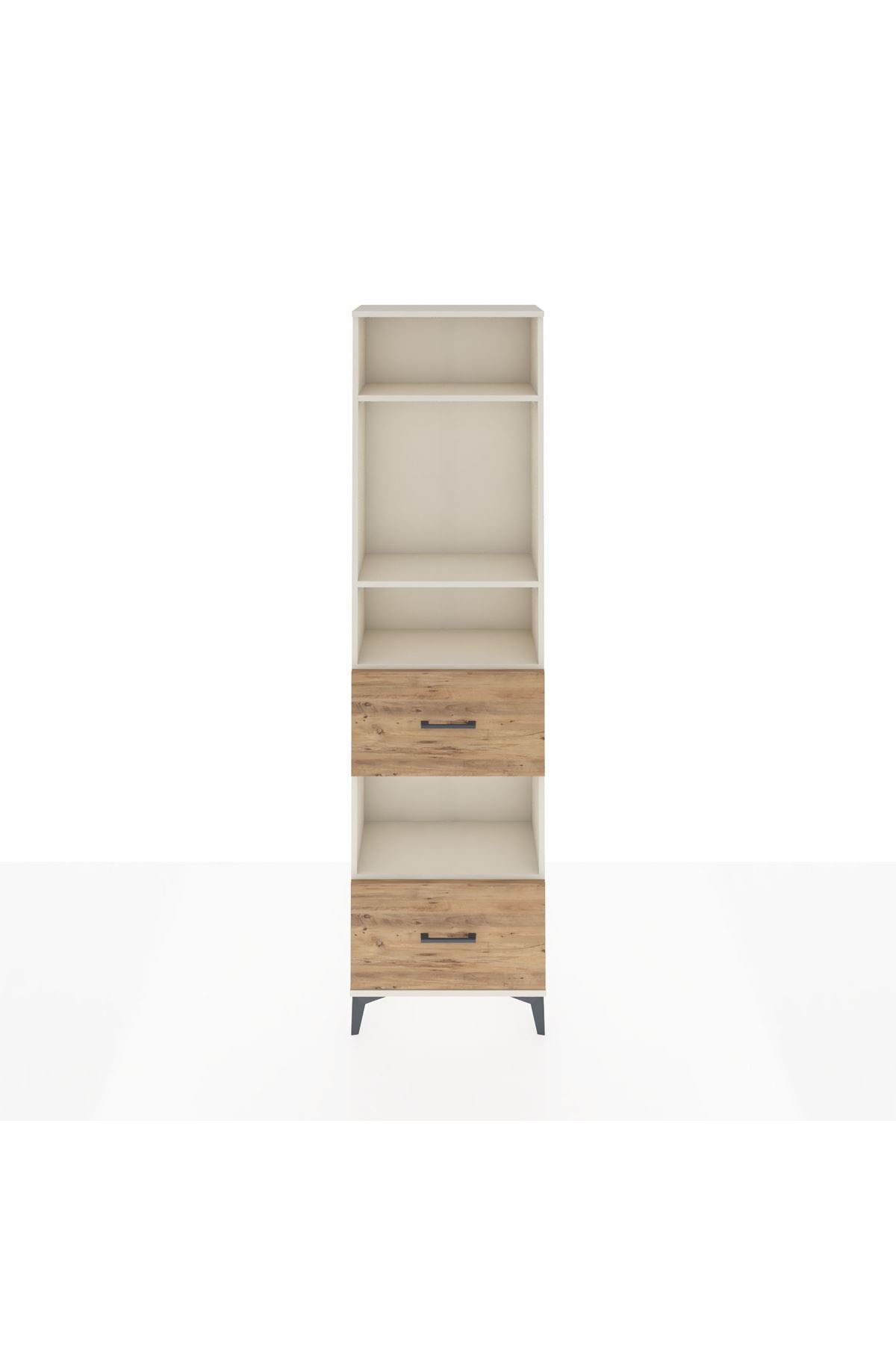 Arges Dolap 4 Raflı 2 Çekmeceli 60x30x221 Aytaşı-Çam