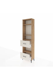 Arges Dolap 4 Raflı 2 Çekmeceli 60x30x221 Çam-Aytaşı