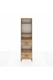 Arges Dolap 4 Raflı 2 Çekmeceli 60x30x221 Çam-Çam