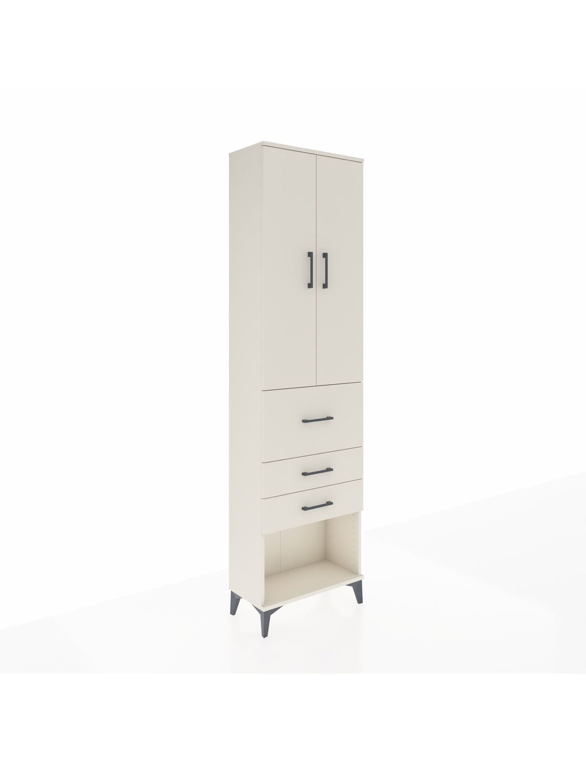 Arges Dolap 2 Raflı 3 Çekmeceli 2 Kapaklı 60x30x221 Aytaşı-Aytaşı