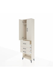 Arges Dolap 2 Raflı 3 Çekmeceli 2 Kapaklı 60x30x221 Aytaşı-Aytaşı