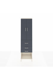 Arges Dolap 2 Raflı 3 Çekmeceli 2 Kapaklı 60x30x221 Aytaşı-Antrasit