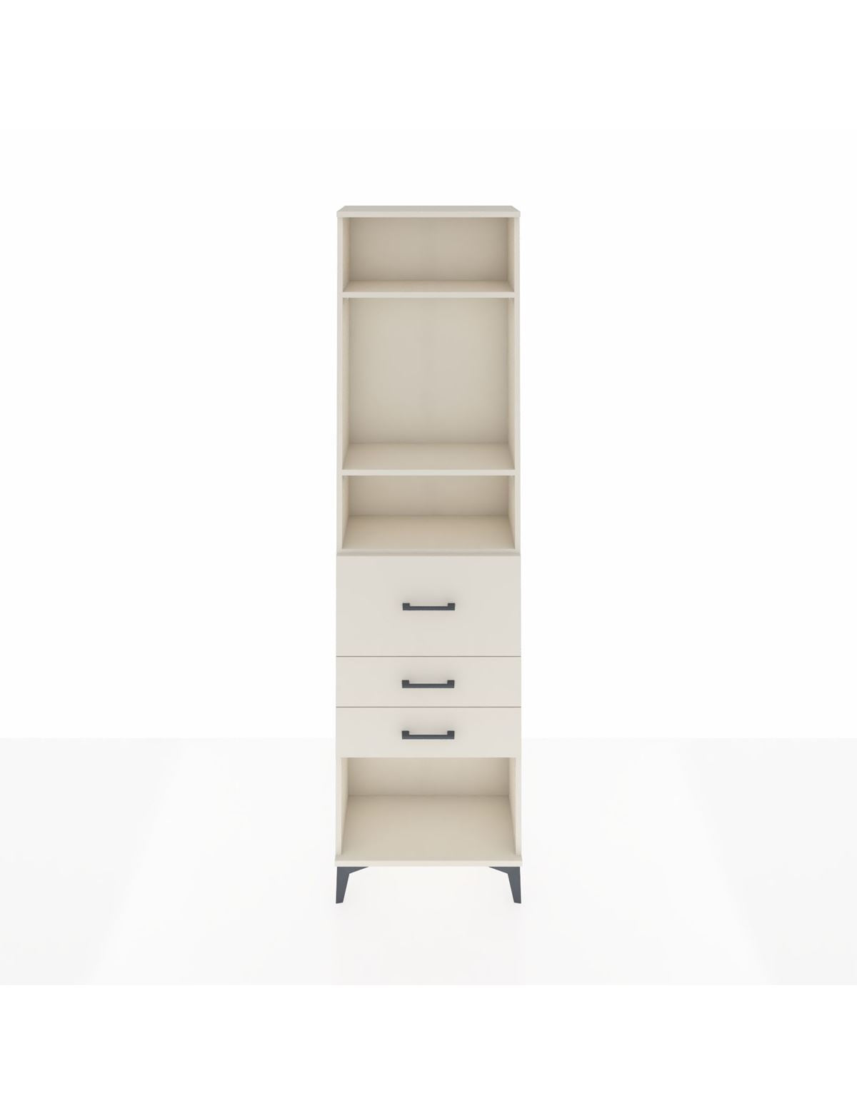 Arges Dolap 3 Raflı 3 Çekmeceli 60x30x221 Aytaşı-Aytaşı