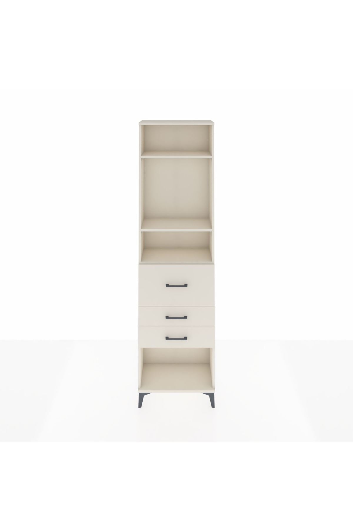 Arges Dolap 3 Raflı 3 Çekmeceli 60x30x221 Aytaşı-Aytaşı