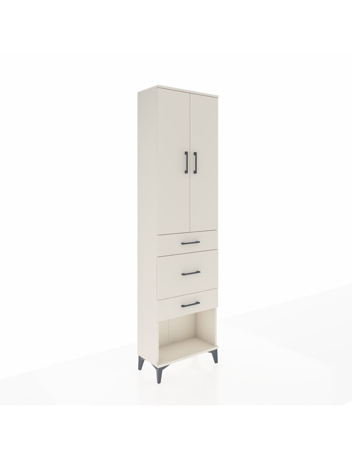 Arges Dolap 2 Raflı 3 Çekmeceli Tek Askılı 60x30x221 Aytaşı-Aytaşı