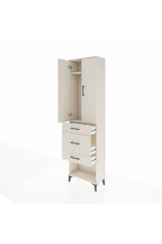 Arges Dolap 2 Raflı 3 Çekmeceli Tek Askılı 60x30x221 Aytaşı-Aytaşı