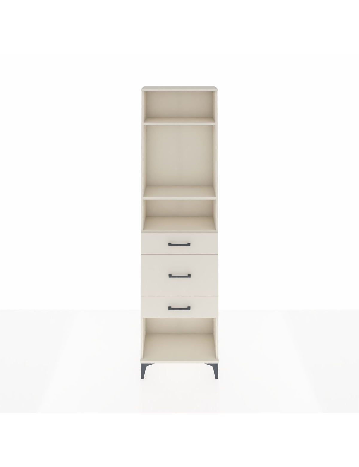 Arges Dolap 3 Raflı 3 Çekmeceli 60x30x221 Aytaşı-Aytaşı