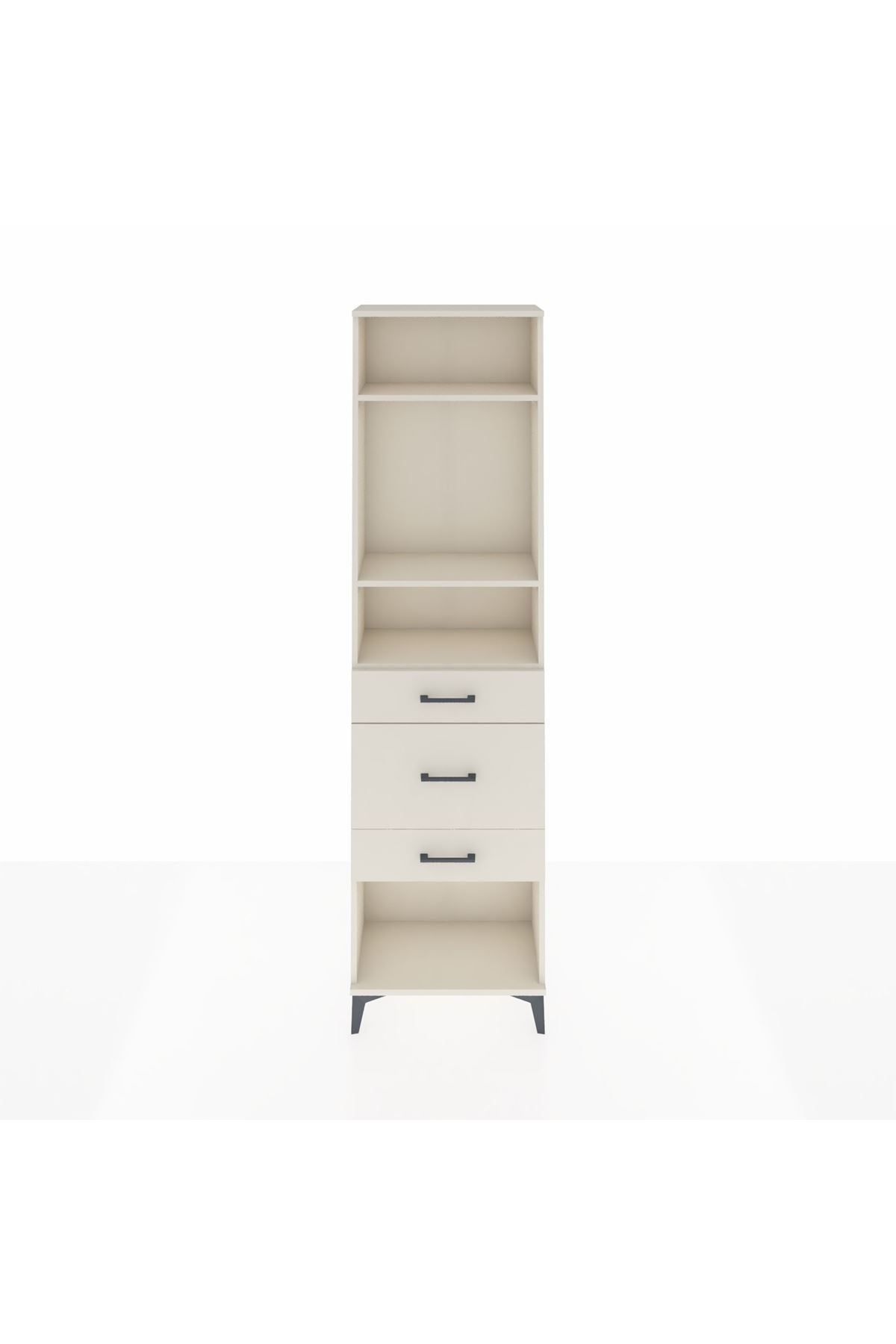 Arges Dolap 3 Raflı 3 Çekmeceli 60x30x221 Aytaşı-Aytaşı