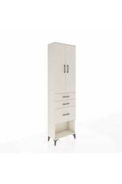 Arges Dolap 3 Raflı 3 Çekmeceli 2 Kapaklı 60x30x221 Aytaşı-Aytaşı
