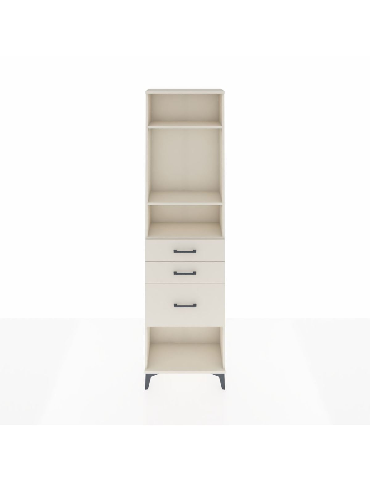 Arges Dolap 3 Raflı 3 Çekmeceli 60x30x221 Aytaşı-Aytaşı