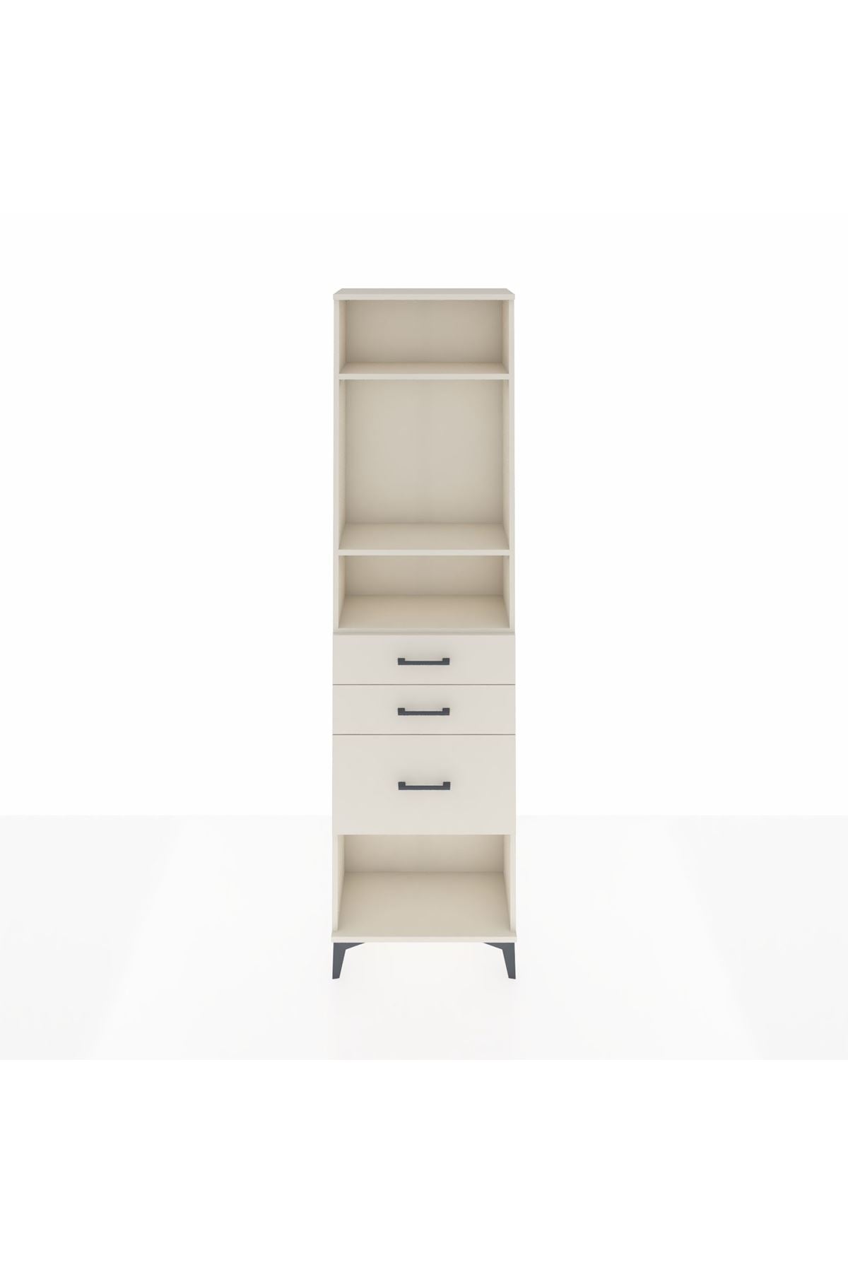 Arges Dolap 3 Raflı 3 Çekmeceli 60x30x221 Aytaşı-Aytaşı