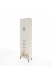 Arges Dolap 2 Raflı 4 Çekmeceli Tek Askılı 60x30x221 Aytaşı-Aytaşı