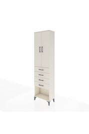 Arges Dolap 3 Raflı 4 Çekmeceli 2 Kapaklı 60x30x221 - S29M161V1A