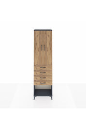 Arges Dolap 3 Raflı 4 Çekmeceli 2 Kapaklı 60x30x221 - S29M161V6A