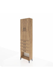 Arges Dolap 3 Raflı 4 Çekmeceli 2 Kapaklı 60x30x221 - S29M161V9A