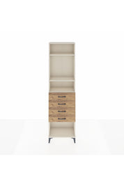 Arges Dolap 3 Raflı 4 Çekmeceli 60x30x221 Aytaşı-Çam