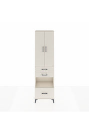 Arges Dolap 4 Raflı 3 Çekmeceli 2 Kapaklı 60x30x221 Aytaşı-Aytaşı