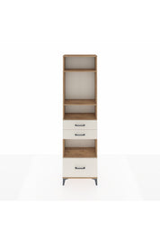 Arges Dolap 4 Raflı 3 Çekmeceli 60x30x221 Çam-Aytaşı