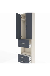 Arges Dolap 3 Raflı 3 Çekmeceli Tek Askılı 60x30x221 - S29M166V2A